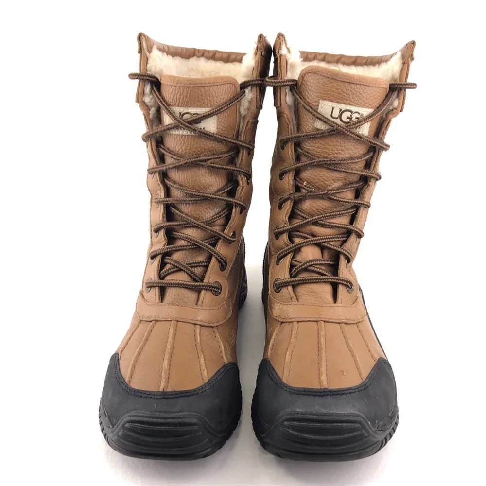 UGG Adirondack II Brown Leather Winter Boots